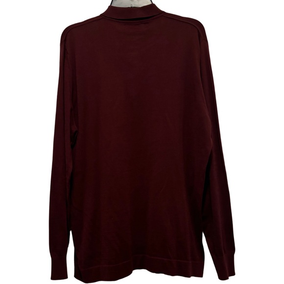 Brunello Cucinelli Long-Sleeve Cotton Polo Shirt 56IT/46US 795 - Picture 4 of 13